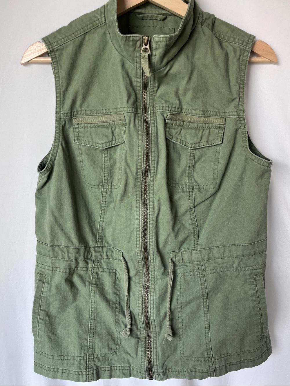 Merona Light Olive Green Utility Vest